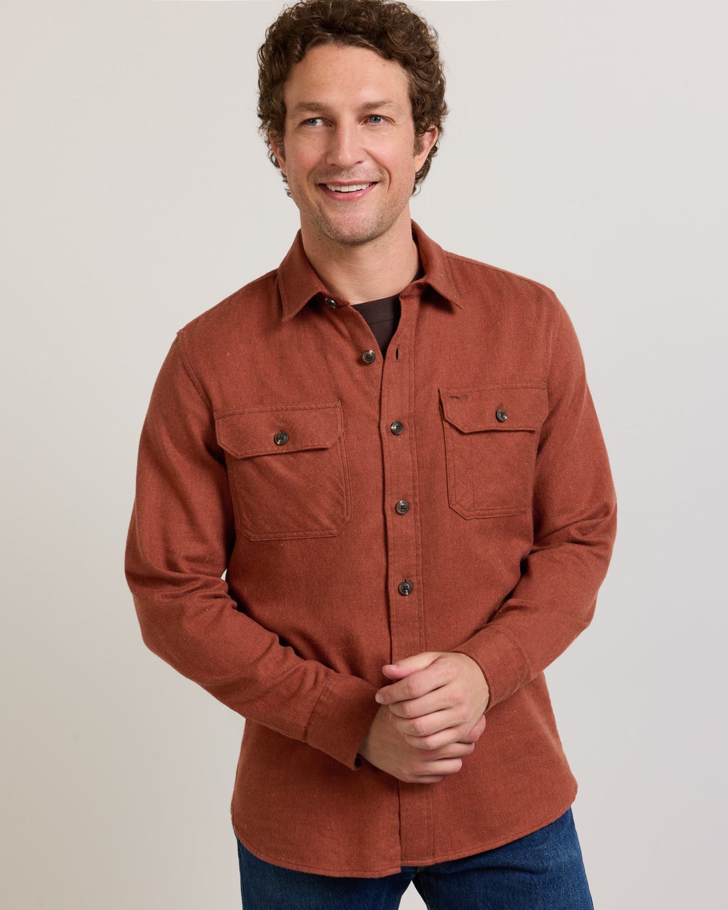 Burnside Flannel - Red Donegal