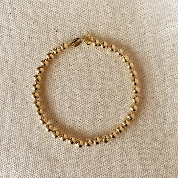 4.5mm Beaded Bracelet