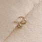 Bezel Cubic Zirconia Hoops