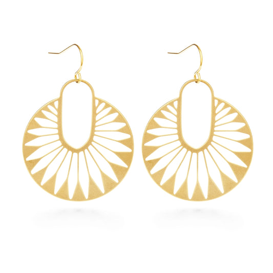 Large Dahlia Earrings