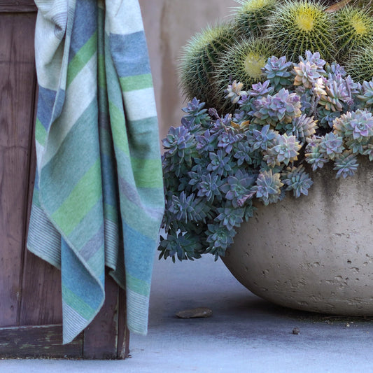 Alpaca Throw Blanket - Lotus