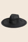 Flat Brim Straw Hat
