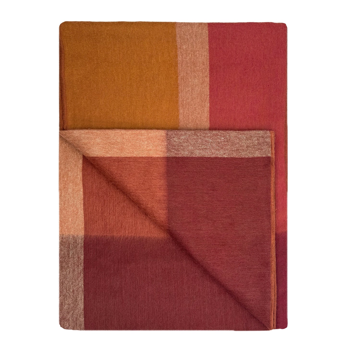 Alpaca Throw Blanket - Amber
