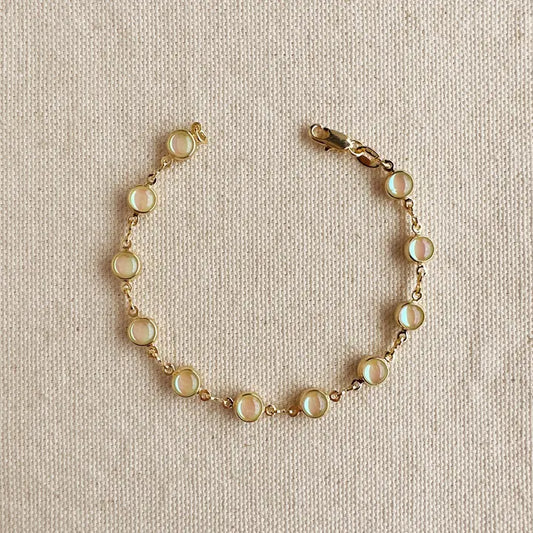 Rounded Opal Bracelet