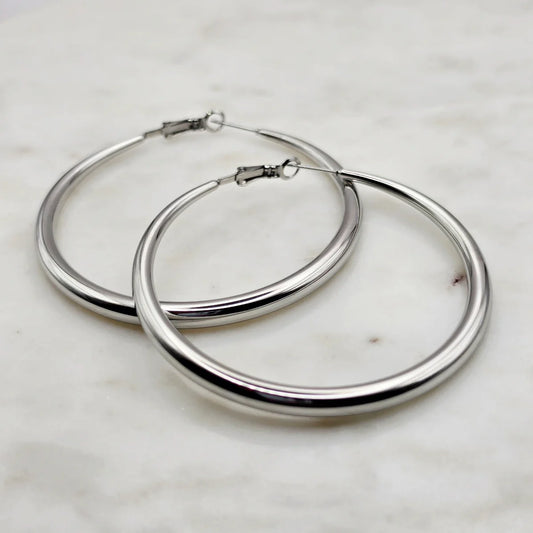 Large Round Dome Hoops