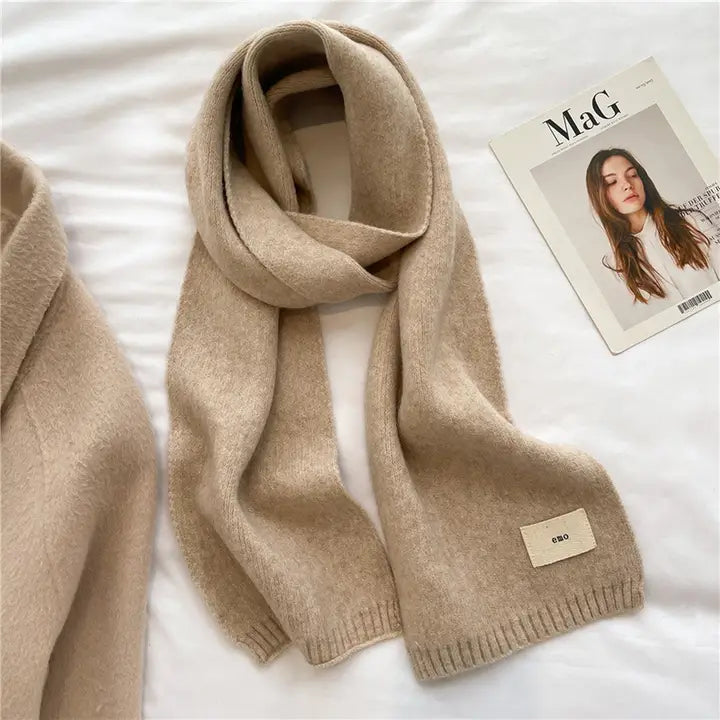 Solid Knit Scarf