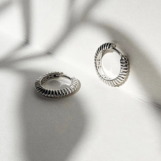 Bohemian Ribbed Earrings