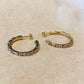 Baguette Cubic Zirconia Hoops