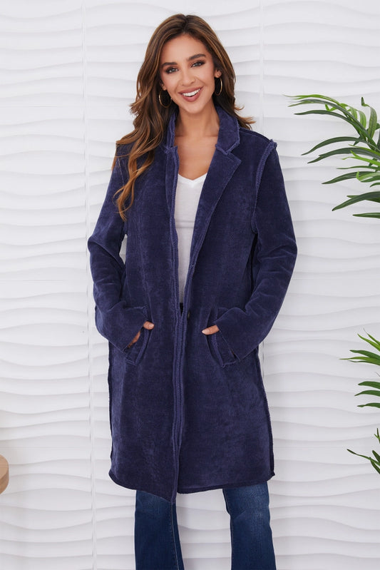 Mid-Length Corduroy Coat