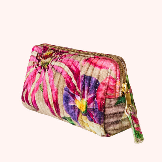 Oversized Botanicals Vanity Bag