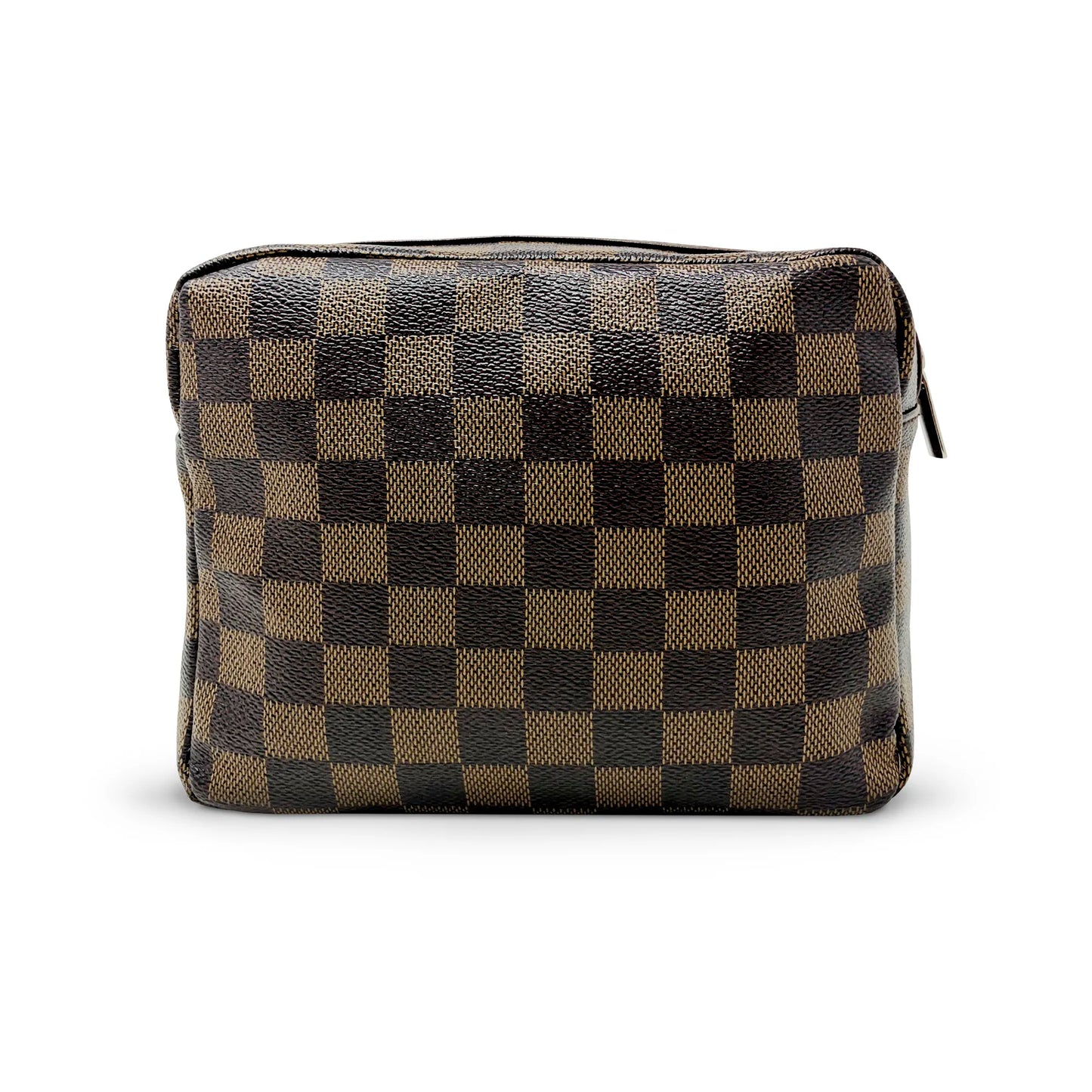 Checkered Toiletry Bag