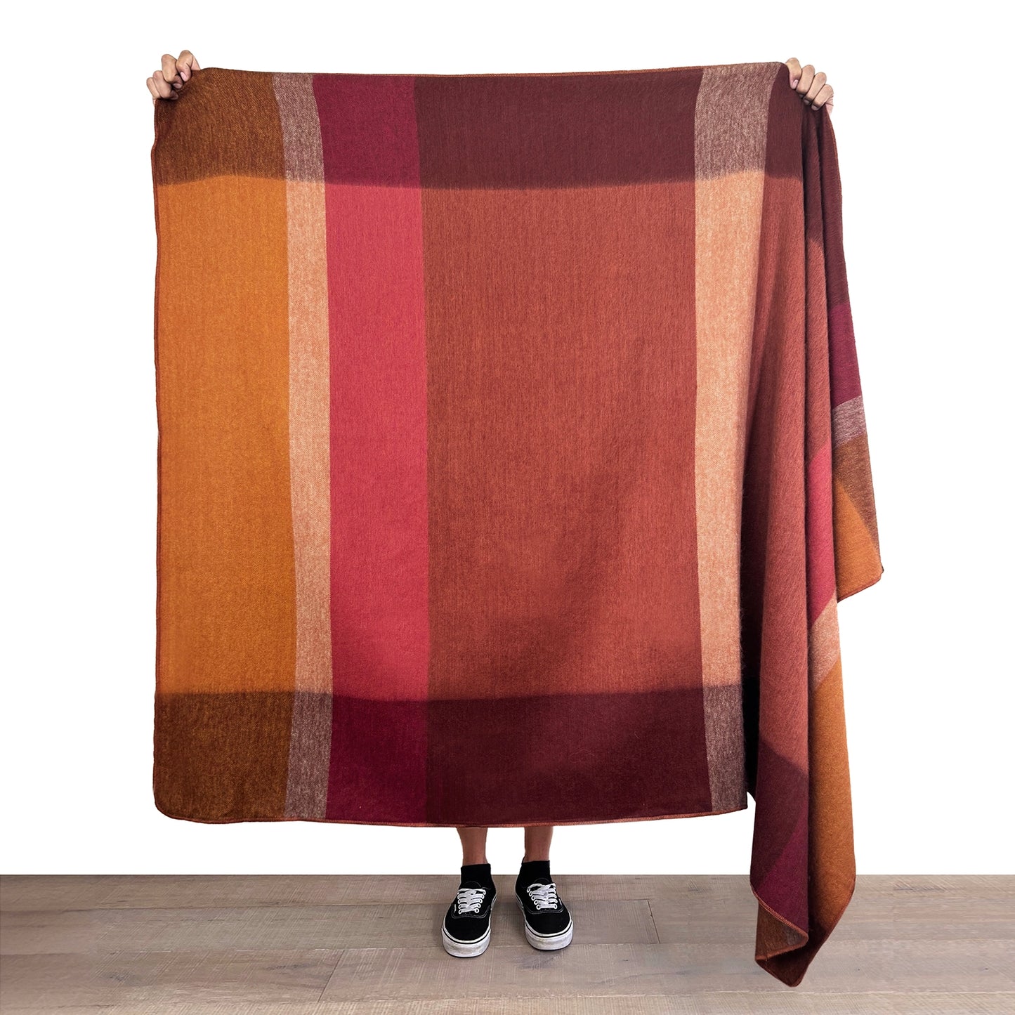 Alpaca Throw Blanket - Amber