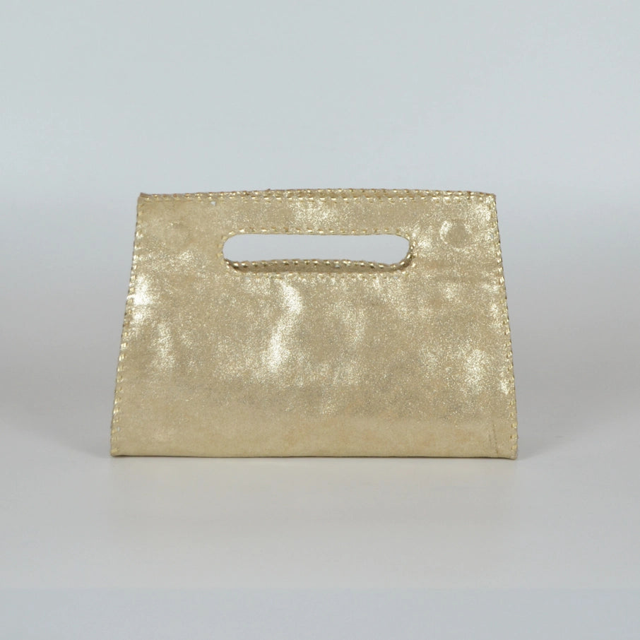 Suede Leather Mia Clutch