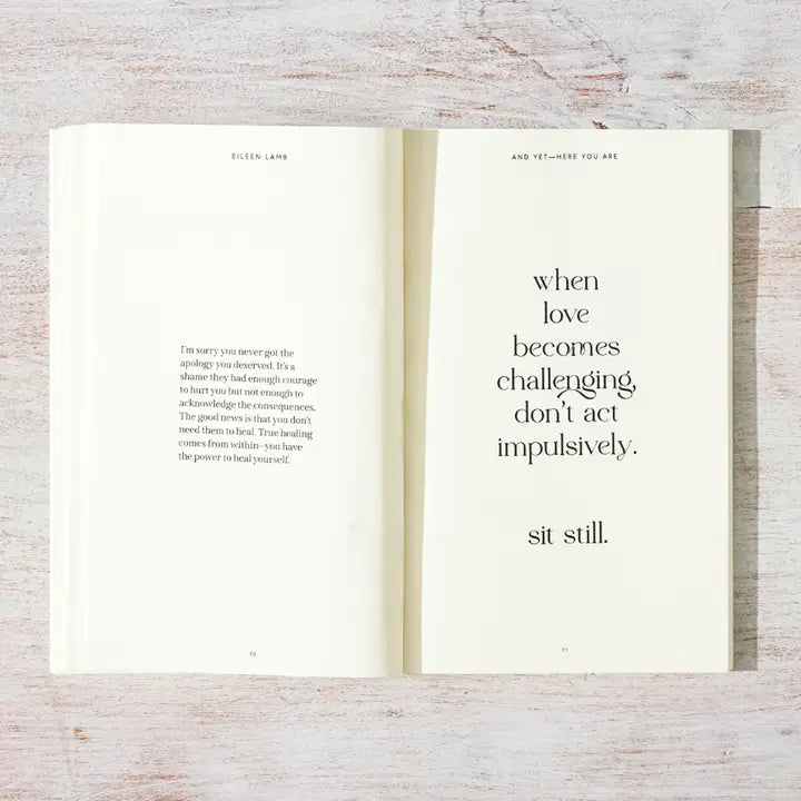 And Yet - Here You Are Book