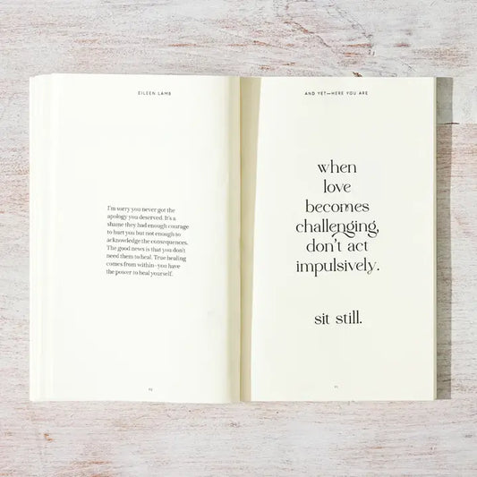 And Yet - Here You Are Book