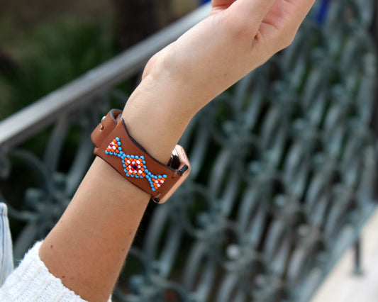 Blue Vogue Apple Watch Band