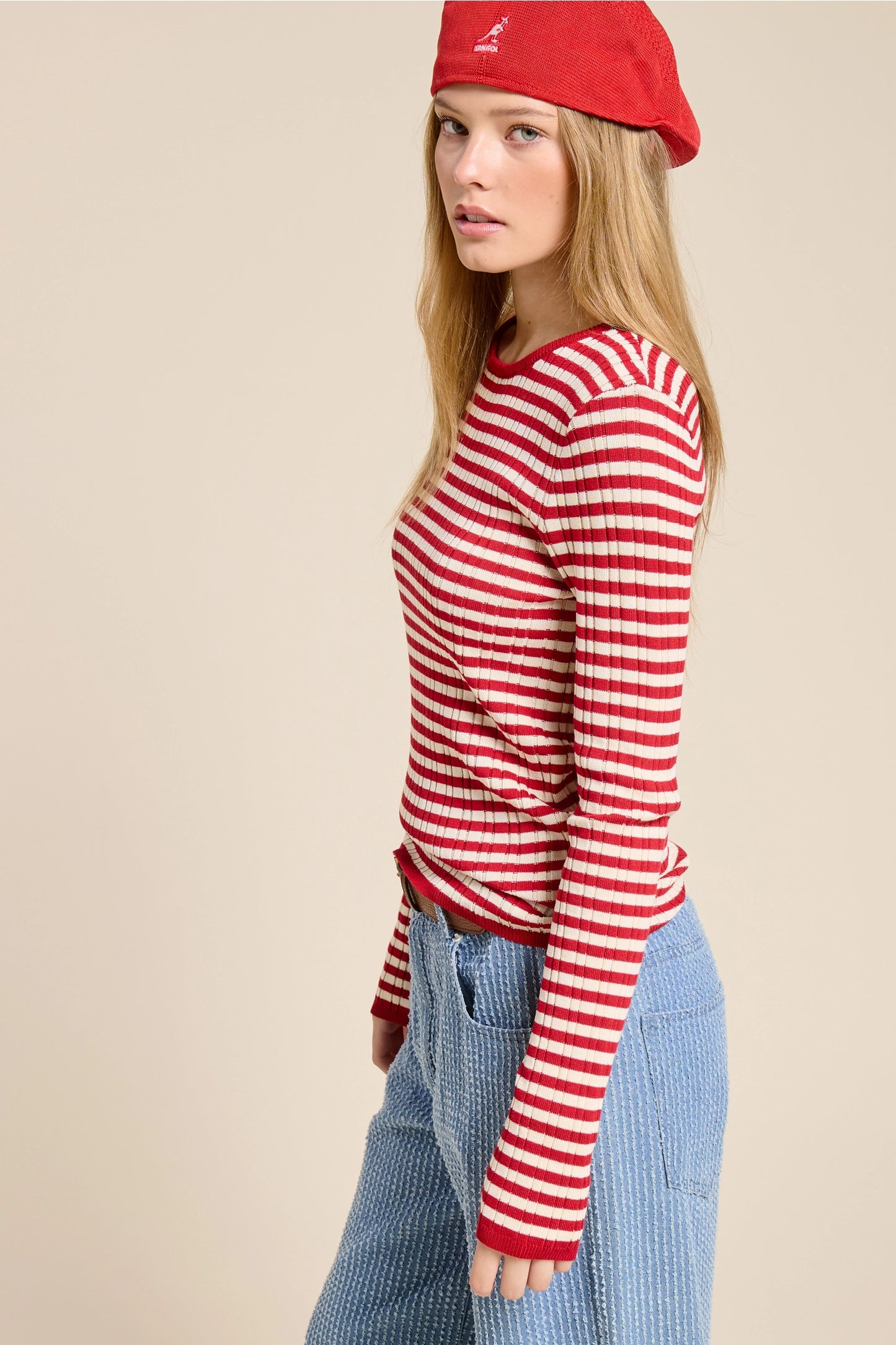 Striped Long Sleeve Top