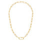 Carabiner Clasp Paperclip Chain Necklace