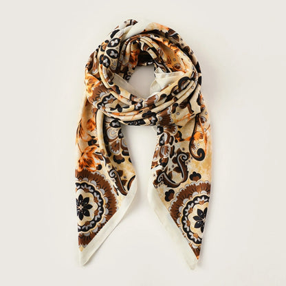 Floral Square Scarf