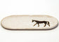Large Brown Horse Platter