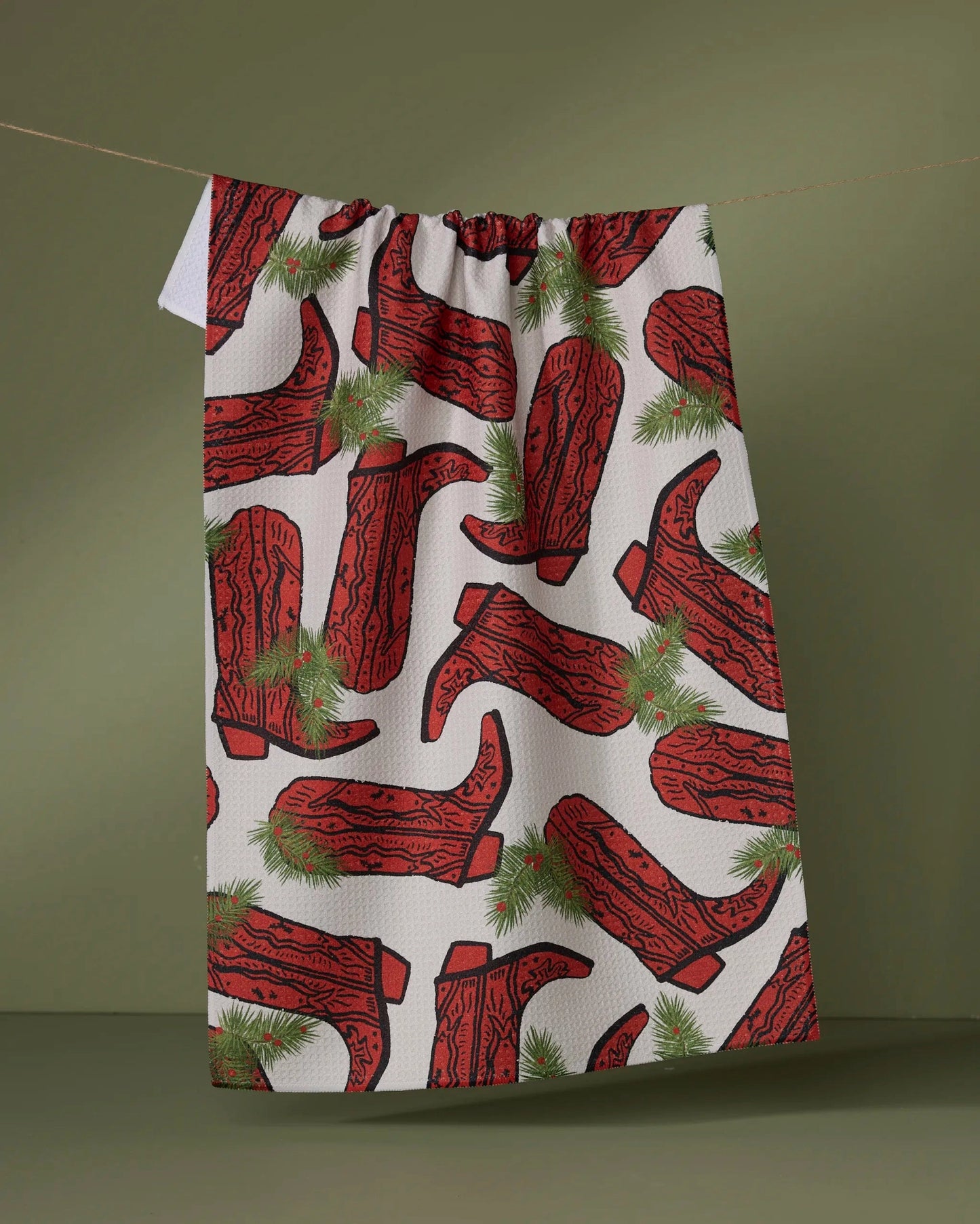Rodeo Red Kitchen Towel