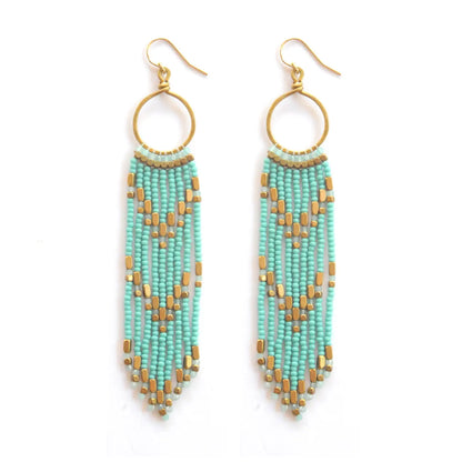 Long Bohemian Statement Earrings