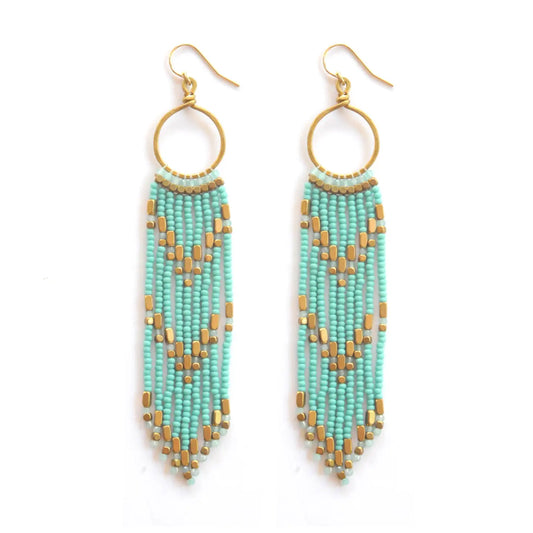 Long Bohemian Statement Earrings
