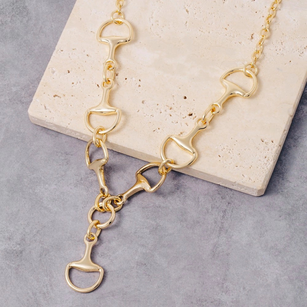 Mixed D Link Chain Necklace