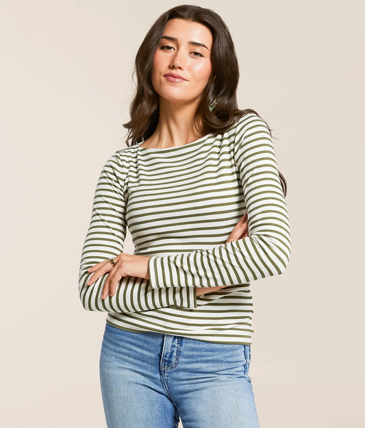 Pristine Striped Tee