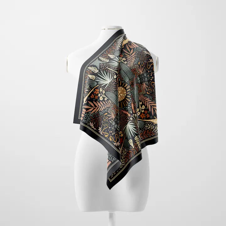 Midnight Desert Silk Bandana