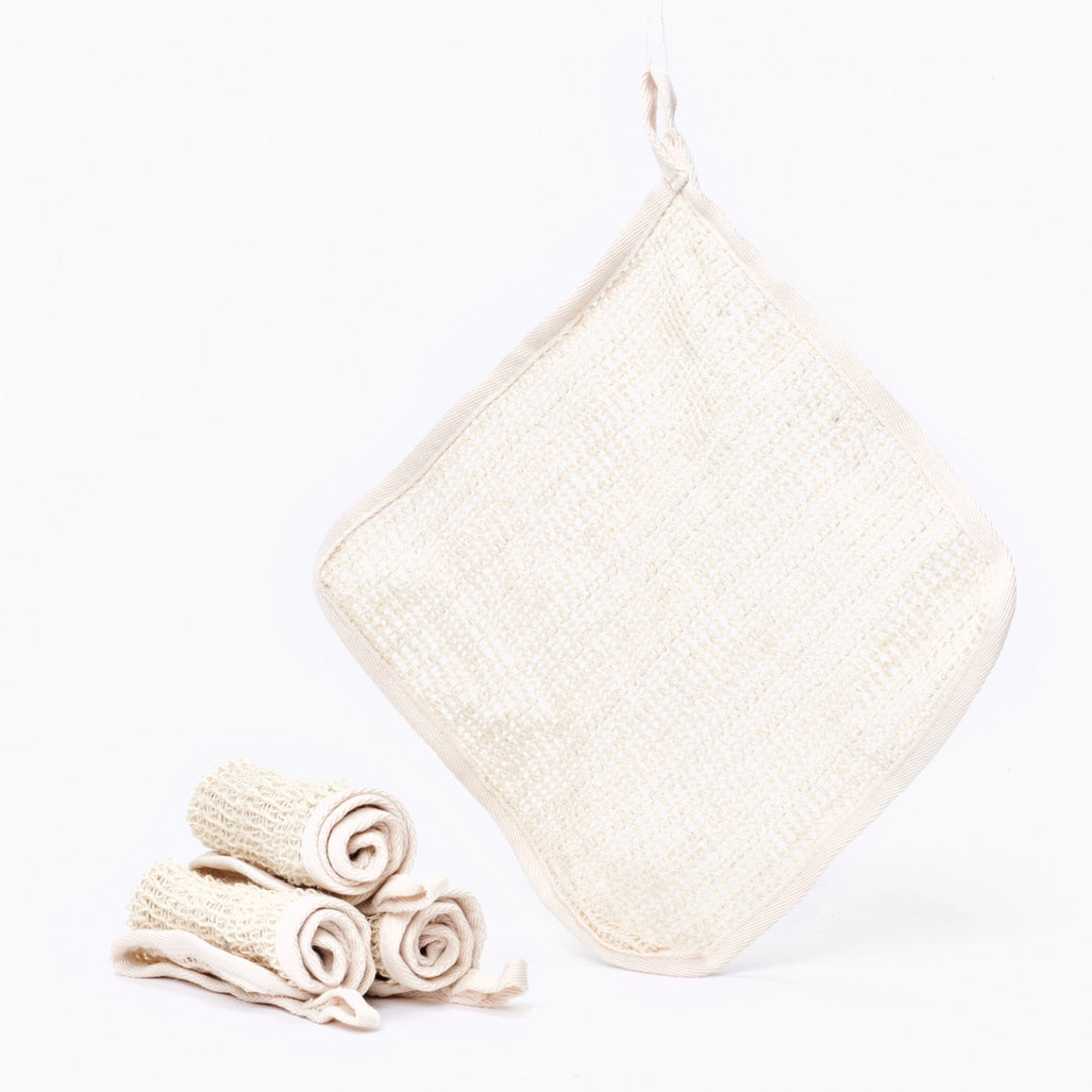 Cotton & Sisal Shower Cloth