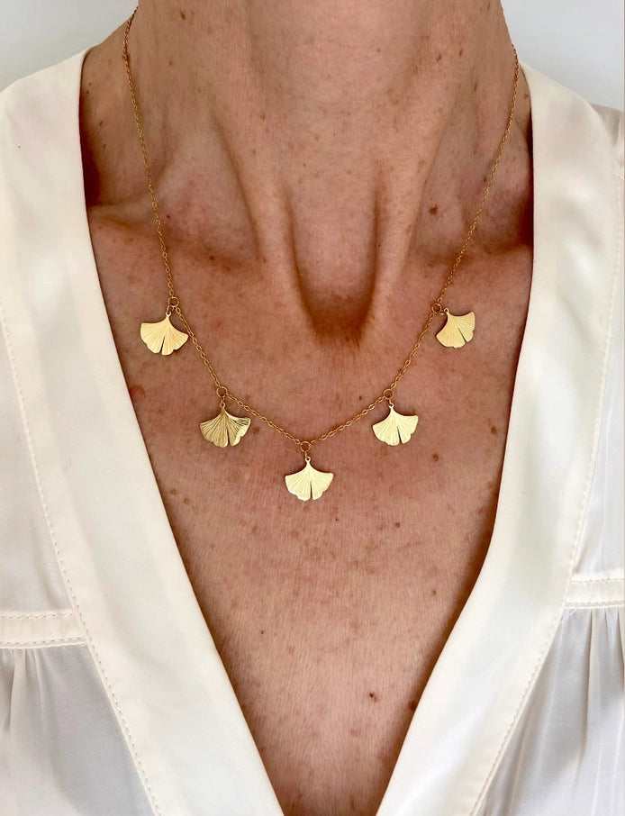 Gingko Necklace