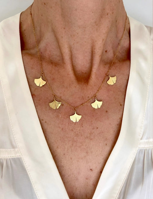 Gingko Necklace