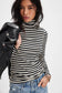 Striped Turtleneck