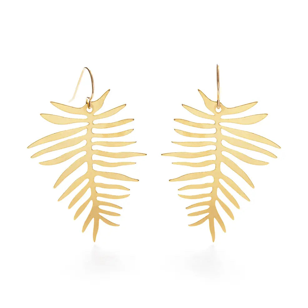 Areca Palm Earrings