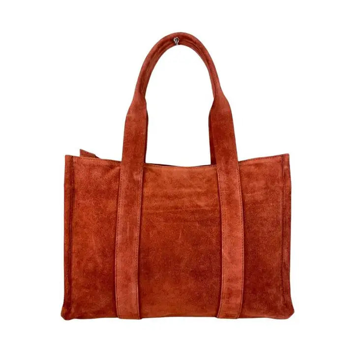 Suede Leather Handbag