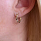 Cubic Zirconia Spike Huggies