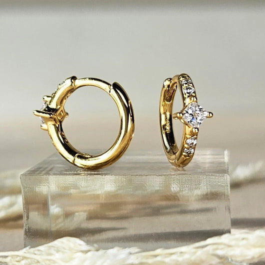 Dainty Crystal Huggies