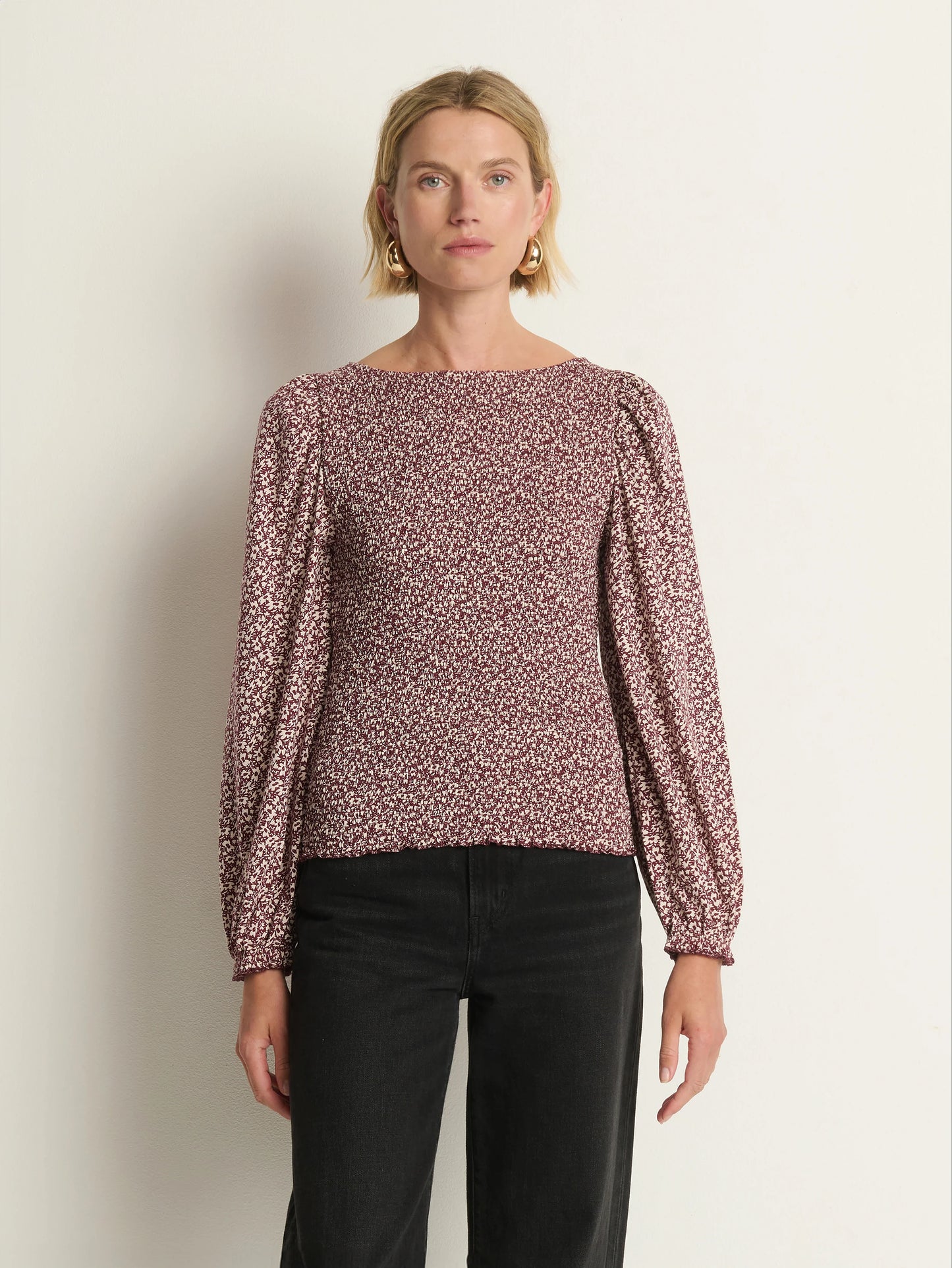 Aiden Smocked Blouse