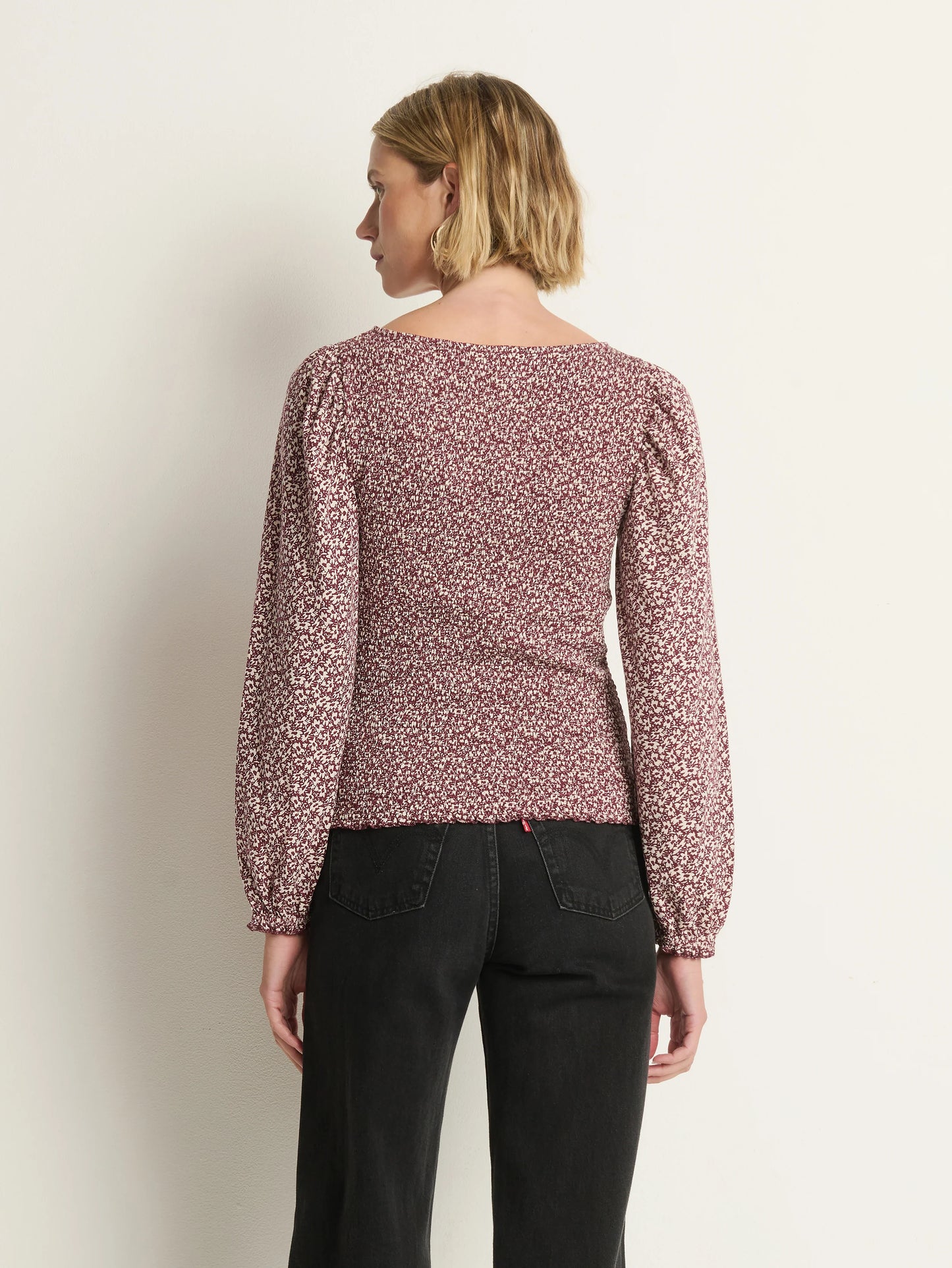 Aiden Smocked Blouse