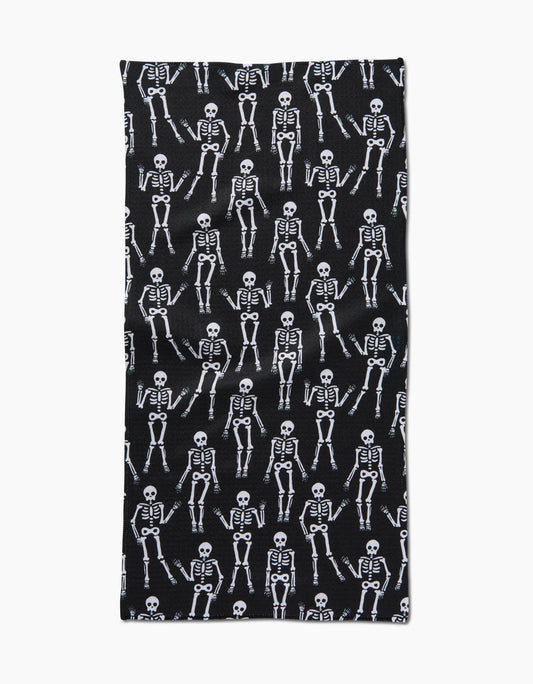 Dancing Skeletons Bar Towel