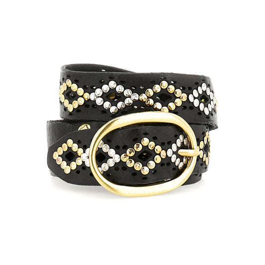 Inaya Studded Belt - Black