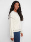 Contrast Whipstitch Sweater