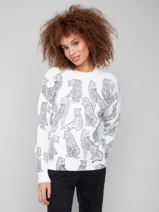 Cheetah Print Sweater