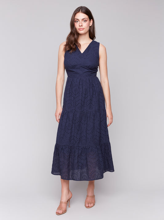 Lined Eyelet Dress