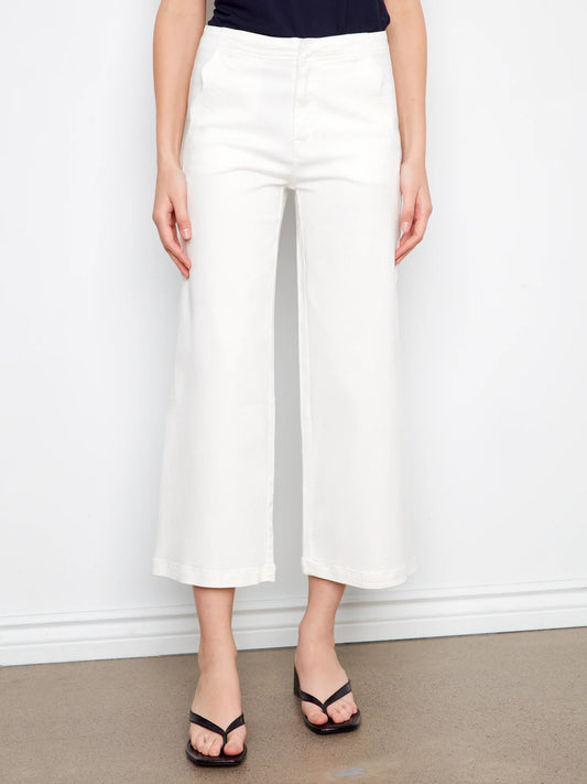 Scallop Edge Wide Leg