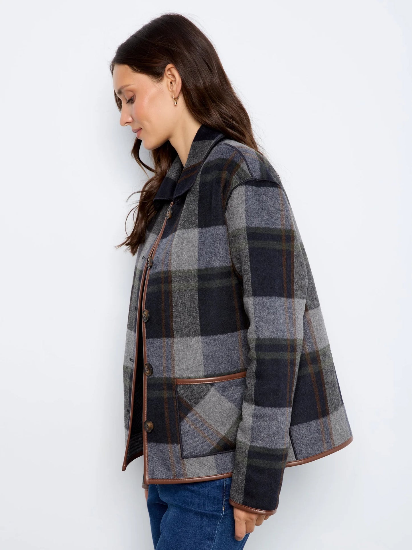 Reversible Plaid Jacket