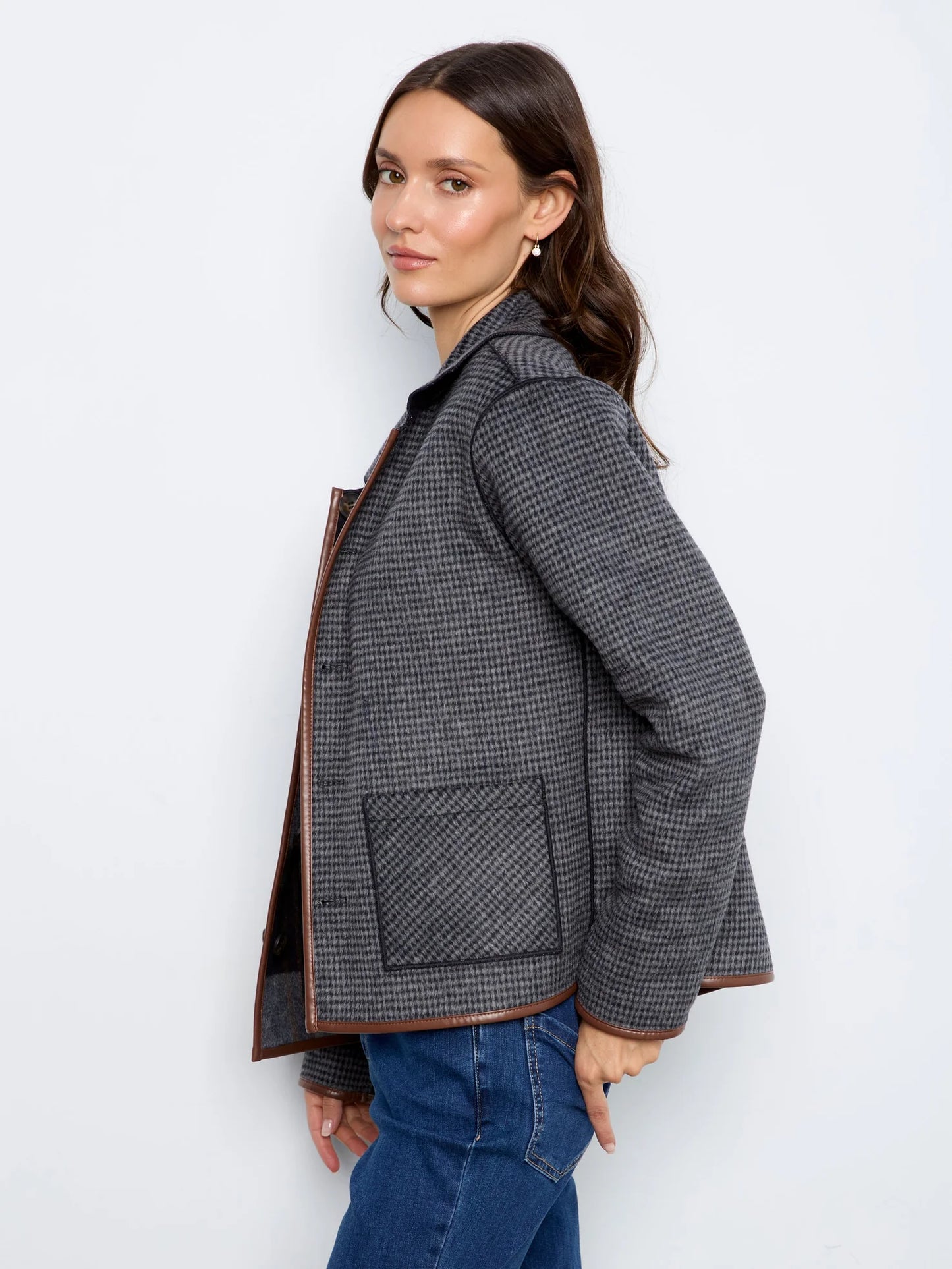 Reversible Plaid Jacket
