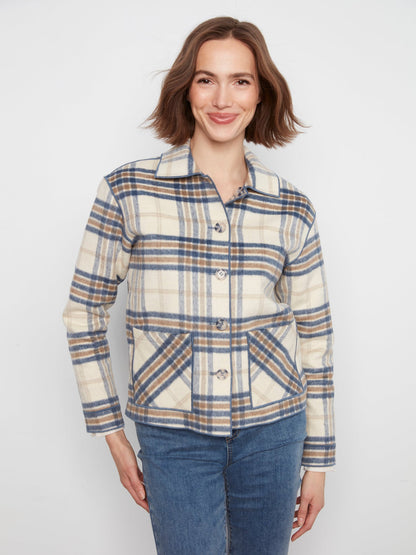 Clara Plaid Jacket