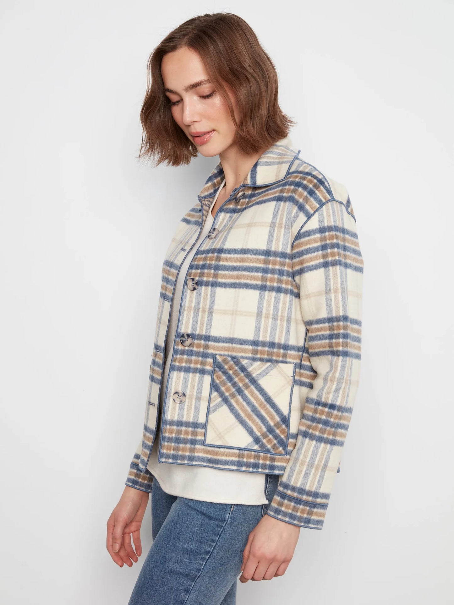 Clara Plaid Jacket